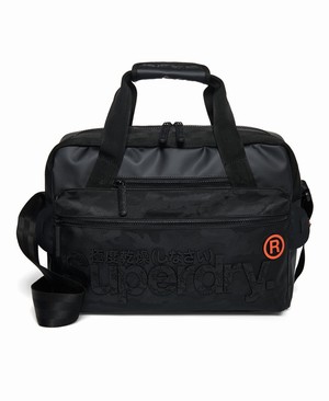 Superdry Freeloader Laptop Férfi Táska Fekete/Camo | FDYAQ5817